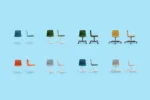 Pedrali - Office chair Noa 728/4 - Image 12