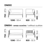 Pedrali - Mooduldiivan Nolita Sofa DN002/DN004 - Image 3