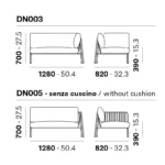Pedrali - Modular sofa Nolita Sofa DN003/DN005 - Image 3