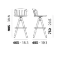Pedrali - Barstool Nym 2849 - Image 3