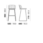 Pedrali - Barstool Nym 2859/A - Image 3