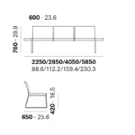 Pedrali - Modular seating system Plural P02003/2004/2006/2009 - Image 3