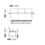 Pedrali - Modular seating system Plural Soft P03113/3114/3116/3119 - Image 3