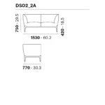 Pedrali - Sofa Social Plus DSO2_2A/3AAL/4AALL - Image 3