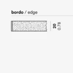 Pedrali – Столешница Laminate Chromed ABS Edge - Image 3