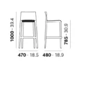 Pedrali - Barstool Volt 678/2 - Image 3