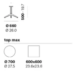 Pedrali - Coffee table Ypsilon 4793 - Image 3