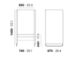 Pedrali - Lounge chair Zippo ZIP1P/140 - Image 3