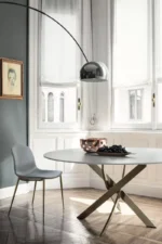 Bontempi - Round dining table Barone Round 01.91 - Image 7