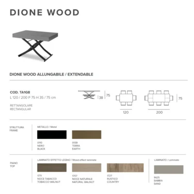Target Point - Pikendatav diivanilaud Dione Wood 120 - Image 5