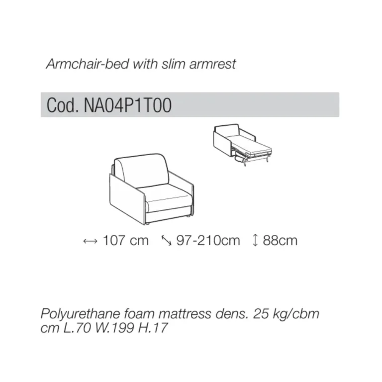 LeComfort - Armchair Bed Naxos - Image 7
