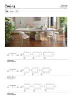 Calligaris - Round dining table Twins CS4153-FD - Image 5