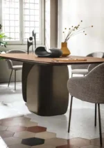 Calligaris - Round dining table Twins CS4153-FD - Image 4